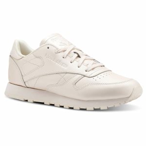 Adidasy Damskie Reebok Classic Leather Różowe PL 07FEDVO